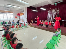 Trường MN Kim Thư tổ chức Hội thi giáo viên giỏi cấp trường năm học 2023 - 2024