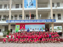 Buổi thăm quan Trường tiểu học của các bé Trường mầm non Kim Thư