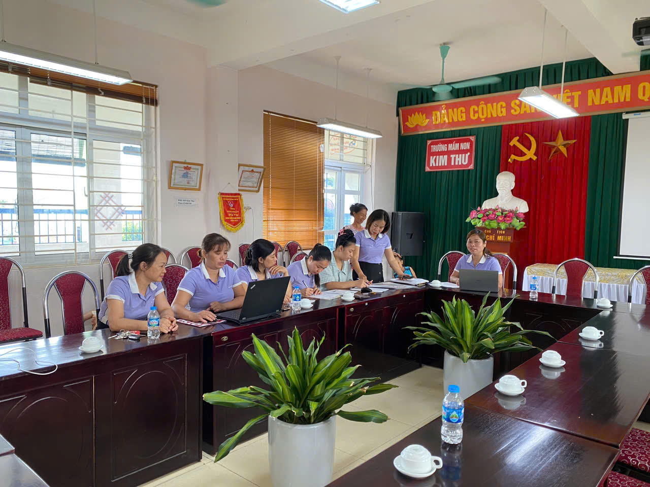 Công tác tuyển sinh năm học 2024-2025 của Trường MN Kim Thư
